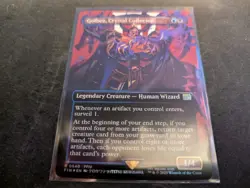 MTG Magic the Gathering SURGE FOIL Golbez, Crystal Collector Borderless FIN! - Image 1