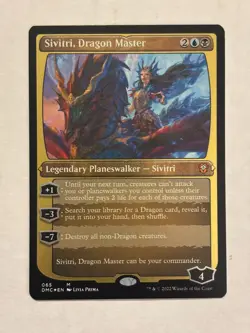 MTG Sivitri, Dragon Master FOIL ETCHED Commander: Dominaria United 065 NM - Image 1