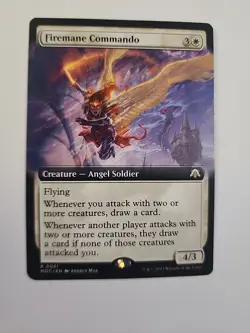 MTG / Firemane Commando / MOC / #0081 / Regular (Extended Art) / Rare / NM - Image 1