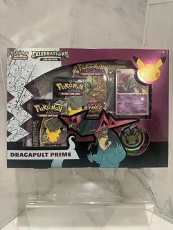 2021 Pokemon CELEBRATIONS Dragapult Prime Box factory sealed 820650809385 - Image 1