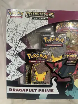 2021 Pokemon CELEBRATIONS Dragapult Prime Box factory sealed 820650809385 - Image 2