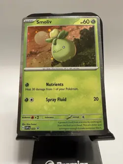 Pokemon TCG - Smoliv - SVP 23 - Black Star Promo - Cosmos Holo NM - Image 1
