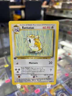 Pokemon 1st Edition Raticate French 40/102 MINT Wizards of the Coast - Image 1
