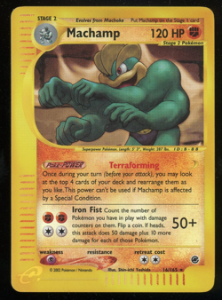 Pokemon 2002 Expedition - Machamp - Reverse Holo - 16 - Image 1