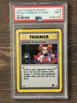Pokemon ROCKETS SNEAK ATTACK HOLO PSA 9 # 54481055 #16 - Image 2