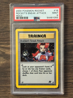 Pokemon ROCKETS SNEAK ATTACK HOLO PSA 9 # 54481055 #16 - Image 3