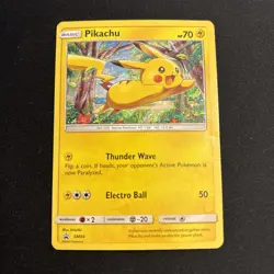 💥 Pokemon TCG Pikachu Sun & Moon SM04 Promo Holo Rare 2016 - Image 1
