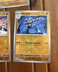 Machop 066/165 Machoke 067/165 Machamp 068/165 Reverse Holo Pokemon S&V 151 - Image 4