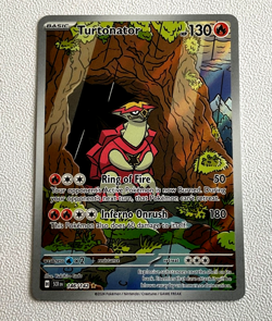 Pokemon Turtonator (146/142) Stellar Crown Illustration Rare. - Image 1