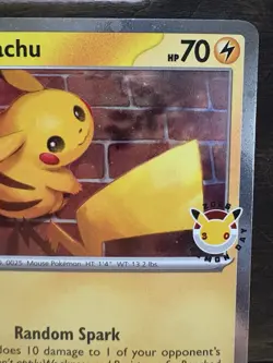 💫 Swirl💫 Stamped 30th Anniversary Pokemon Day 2026 Pikachu 051/162 (2) - Image 3