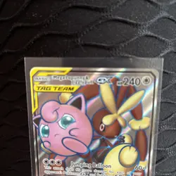 Mega Lopunny & Jigglypuff GX 225/236 Tag Team Cosmic Eclipse Pokemon TCG - Image 2