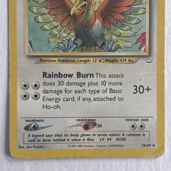 Pokemon TCG Ho-oh 18/64 Neo Revelation Set - Image 3