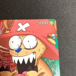 ONE PIECE Chopper OP08-001 L Parallel Leader Base Shop Limited Japan NM Rare - Image 5