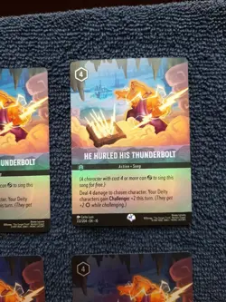 4-He Hurled His Thunderbolt EPIC 222/204 Disney Lorcana Whispers in the Well - Image 3