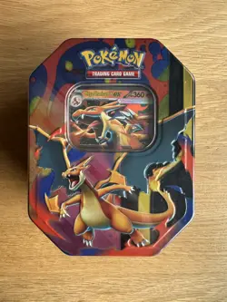 Pokemon TCG: Mega Charizard Y ex Tin, Brand New & Sealed - Image 1