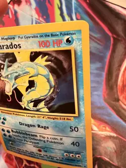 Gyarados NM/MINT Base Set Unlimited 6 Holo Pokemon Vintage WOTC 1999 6/102 UNL - Image 3