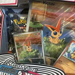 Pokemon Black Bolt White Flare Victini Illustration Collection New Sealed ✅ - Image 2