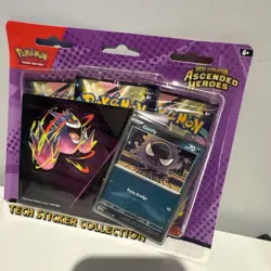 Pokemon TCG Ascended Heros Tech Sticker Collection Gastly Sealed New - Image 3