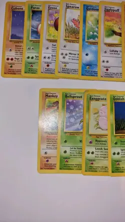 Pokemon TCG Base Set Jungle Cards Bundle Mixed Conditions Incomplete(13 Cards)#2 - Image 2