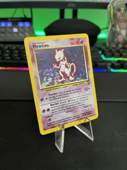 Pokemon TCG Base Set 2 Mewtwo #10/130 Holo Rare Unlimited - Image 3