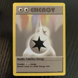 1999 Pokemon Base Set Double Colorless Energy #96/102 - Image 2