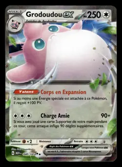 Carte Pokemon Grodoudou Ex 040/165 Ecarlate & Violet 151 Francais - Image 1