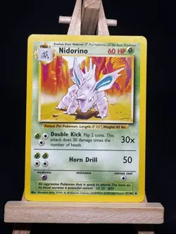 Pokemon TCG - Nidorino 37/102 - Base Set Unlimited - WOTC 1999 - Image 1