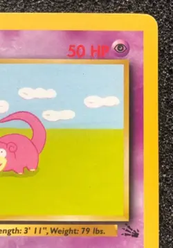 Slowpoke 55/62 Rare 1st Edition Pokemon Card- Fossil Set Near Mint Never Played - Image 3