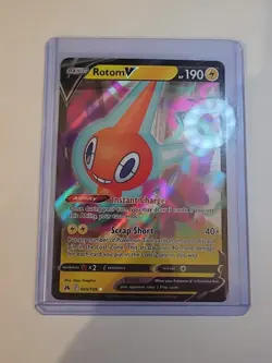 Rotom V 058/196 Pokemon TCG Lost Origin Ultra Rare NM - Image 3