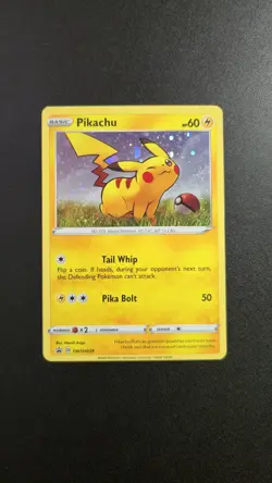Pokemon Pikachu SWSH039 Black Star Promo HP - Image 1