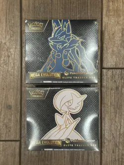 Pokemon Center Mega Evolutions ETB’s - Gardevoir and Lucario Sealed Brand New - Image 1