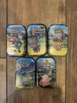 Pokemon TCG : Ascended Heroes Mini Tins x5 - Full Art Set - New & Sealed - Image 3