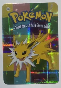 Jolteon #135 - Vintage Vending Machine Prism Sticker 2000 - Pokemon Card - Image 1