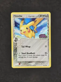 NM- Pokemon EX Holon Phantoms Pikachu Delta Species Reverse Holo Stamped #79/110 - Image 1