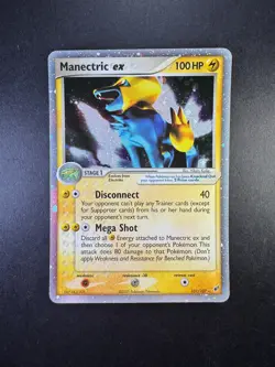 2005 Pokemon Manectric EX 101/107 Deoxys Holo - Image 1