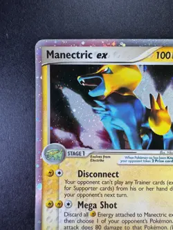 2005 Pokemon Manectric EX 101/107 Deoxys Holo - Image 2