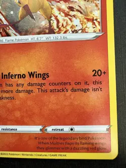 Pokemon TCG: 2022 Moltres 021/172- RARE HOLO-Brilliant Stars - Image 3