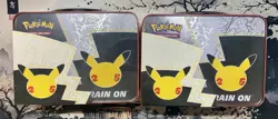 Pokemon Celebrations 25th Anniversary Collectors Chest Lunchbox Tin Lot Of 2 New - Image 2