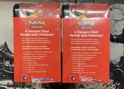 Pokemon Celebrations 25th Anniversary Collectors Chest Lunchbox Tin Lot Of 2 New - Image 3