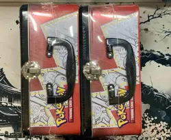 Pokemon Celebrations 25th Anniversary Collectors Chest Lunchbox Tin Lot Of 2 New - Image 5