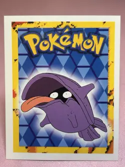 1999 Shellder Pokemon Series 1 Merlin Nintendo Sticker - Image 1