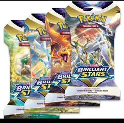 Pokemon Brilliant Stars Sleeved Booster Factory Sealed. Random art. 4 packs - Image 1
