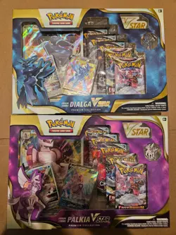Pokemon Origin Forme Dialga & Palkia VSTAR Premium Collection Boxes - lot of 2 - Image 1