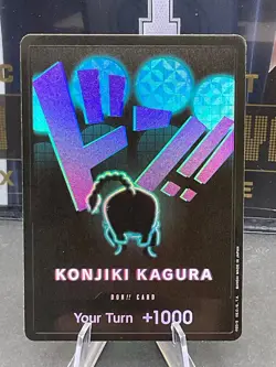 One Piece Card Game PRB-01 Konjiki Kagura Don!! Holo Promo English - Image 1
