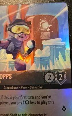 Judy Hopps - Snowball Patrol 221/204 Foil Epic Winterspell Disney Lorcana TCG - Image 2