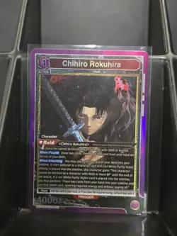 Union Arena Kagurabachi TCG Chihiro Rokuhira Super Rare UA46BT/KGR-1-015 English - Image 1