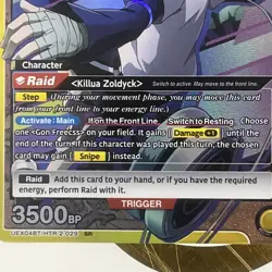 Killua Zoldyck SR Super Rare – Hunter x Hunter V2 Union Arena UEX04BT– NM - Image 2