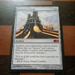 Mtg Darksteel Forge LP/NM Core Set 2014 (M14) Artifact Mythic Rare Card - Image 1