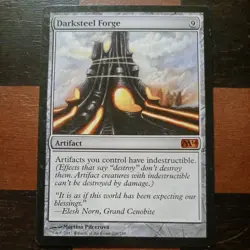 Mtg Darksteel Forge LP/NM Core Set 2014 (M14) Artifact Mythic Rare Card - Image 2