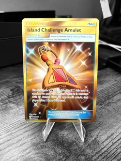 Island Challenge Amulet 265/236 Cosmic Eclipse Secret Rare Pokemon Card - Image 1